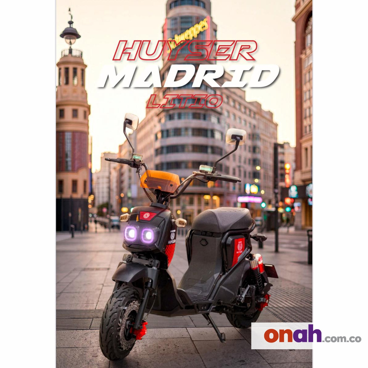 Bicicleta Eléctrica Huyser Madrid Litio