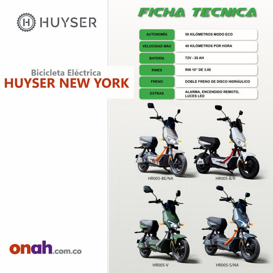 Bicicleta Eléctrica Huyser New York