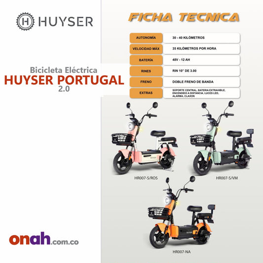 Bicicleta Eléctrica Huyser Portugal 2.0