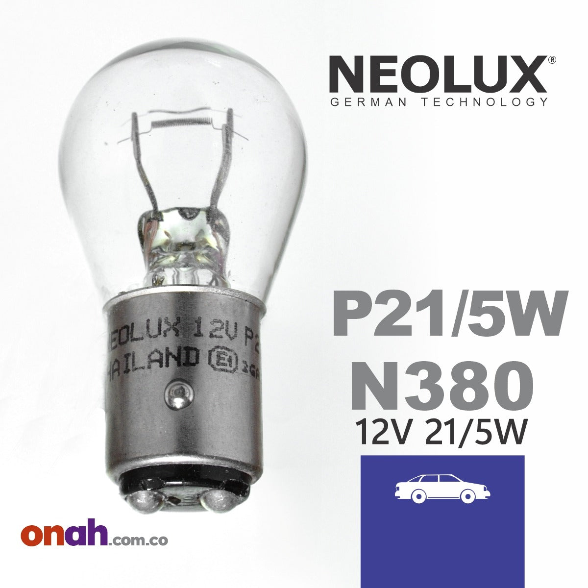 Bombillos Neolux 1034 12V P21/5W