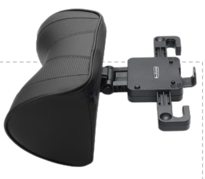 ALMOHADA CUERO CON SOPORTE PARA VEHICULO