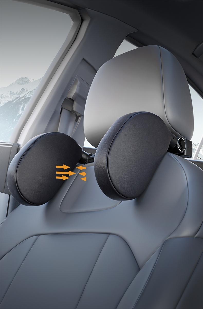 REPOSACABEZA CUERO AJUSTABLE PARA VEHICULO