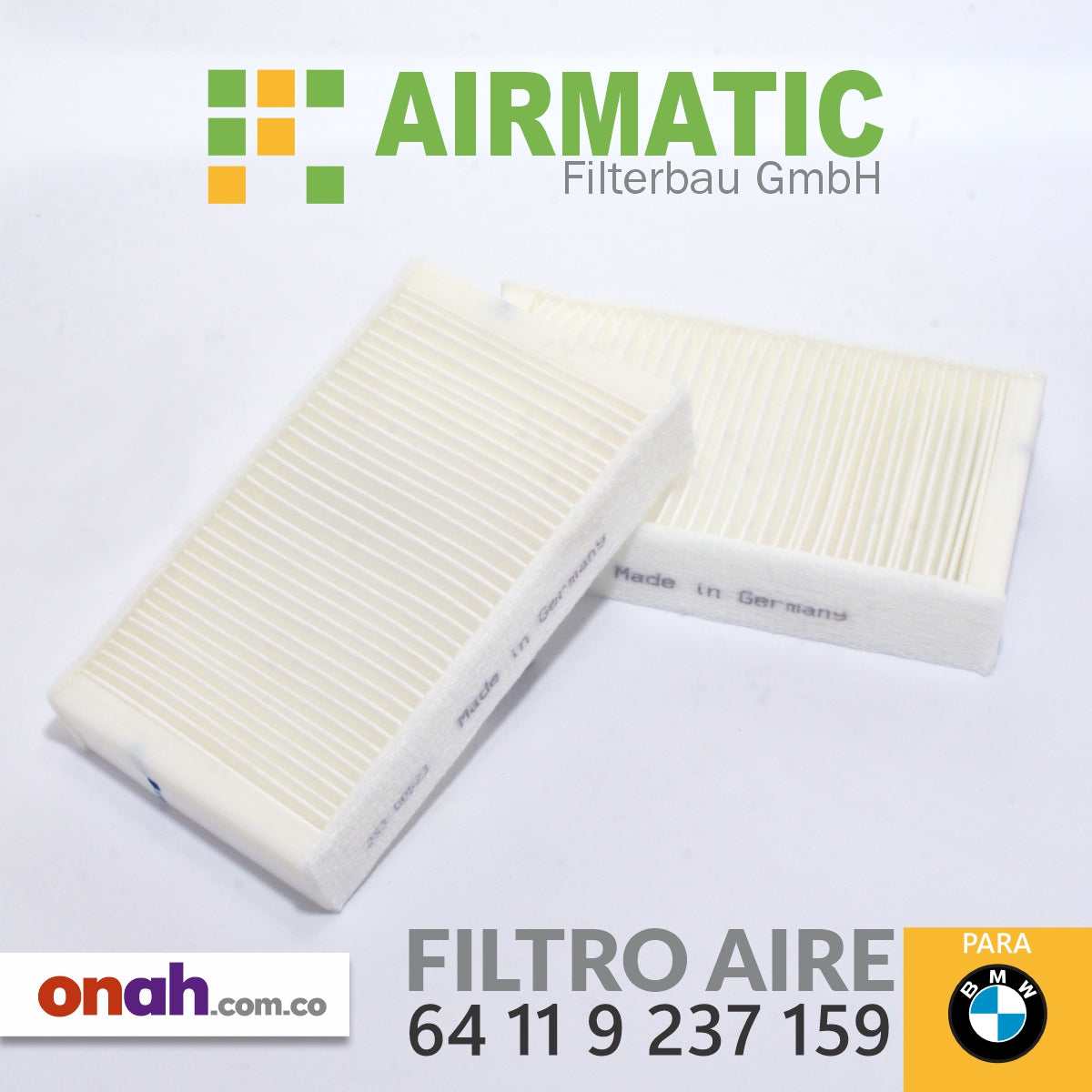AirMatic Filtro Aire 64 11 9 237 159