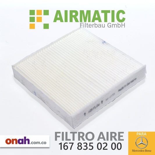 Airmatic Filtros Aire  167 835 02 00 - Mercedes-Benz