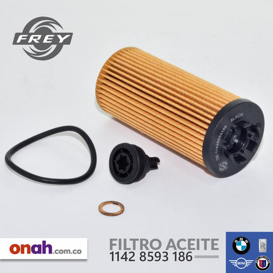 Frey - Filtro Aceite - 1142 8593 186 - BMW