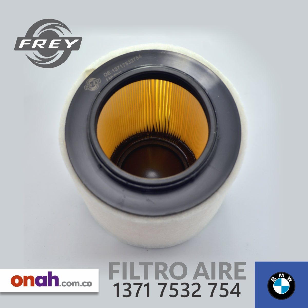 Frey - Filtro Aire - 1371 7532 754 / Homologado BMW