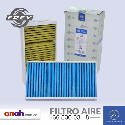Frey - Filtro Aire Cabina Carbón Activado - 166 830 03 18 - MERCEDES-BENZ