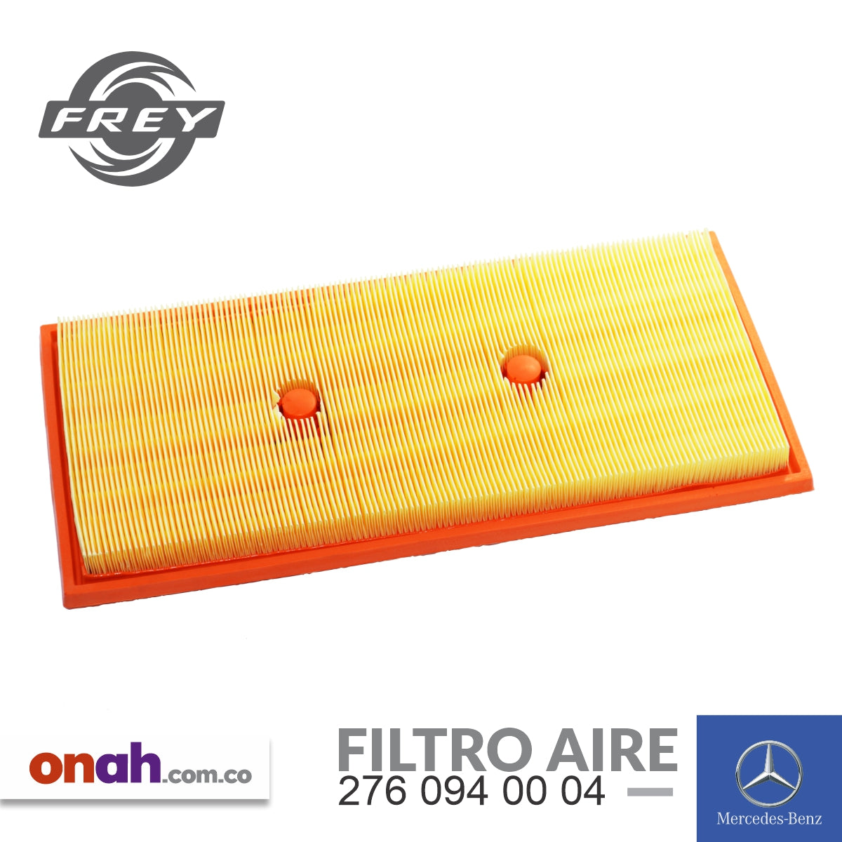 Frey - Filtro Aire Motor - 276 094 00 04 - MERCEDES-BENZ