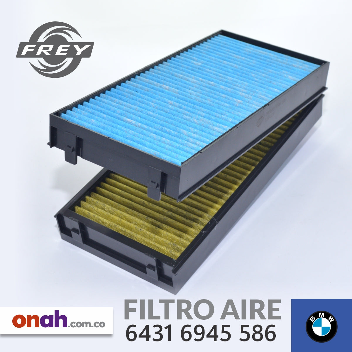 Frey - Filtro Aire Cabina - 6431 6945 586 - BMW