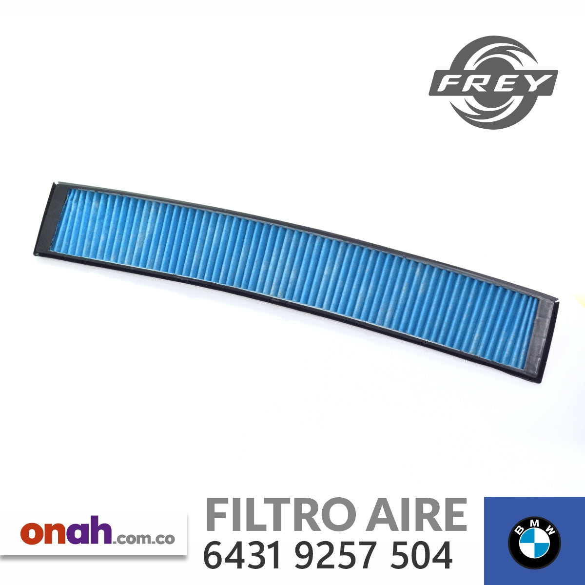 Frey - Filtro Aire Cabina - 6431 9257 504 - BMW