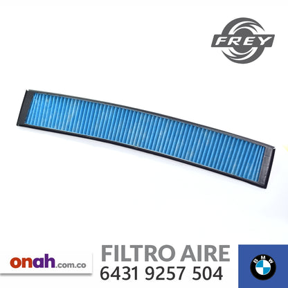 Frey - Filtro Aire Cabina - 6431 9257 504 - BMW