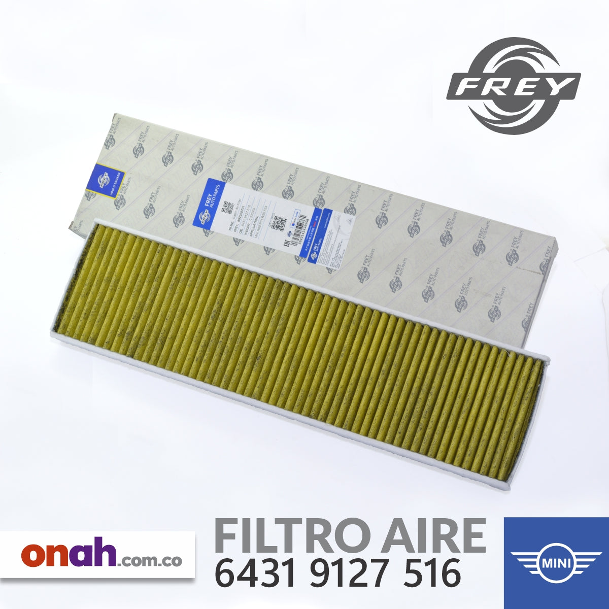 Frey - Filtro Aire Cabina - 6431 9127 516 - BMW / MINI