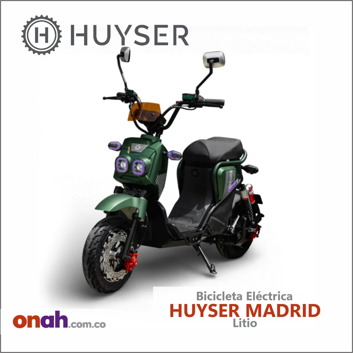 Bicicleta Eléctrica Huyser Madrid Litio