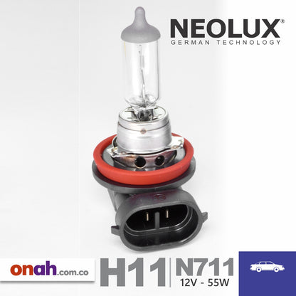 Bombillos Neolux Halogeno H11 N711 PGJ19-2 12V 55W