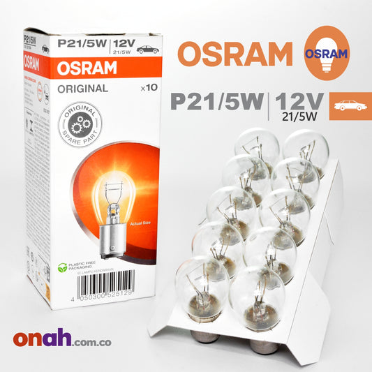 Bombillos Osram Halogeno 7507 12V 21W  AMBAR