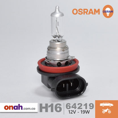 Bombillos Osram Halogeno H16 PGJ19-3 64219L+ 19W 12V