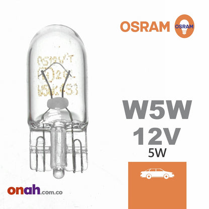 Bombillos Osram Halogeno 2825 12V W5W