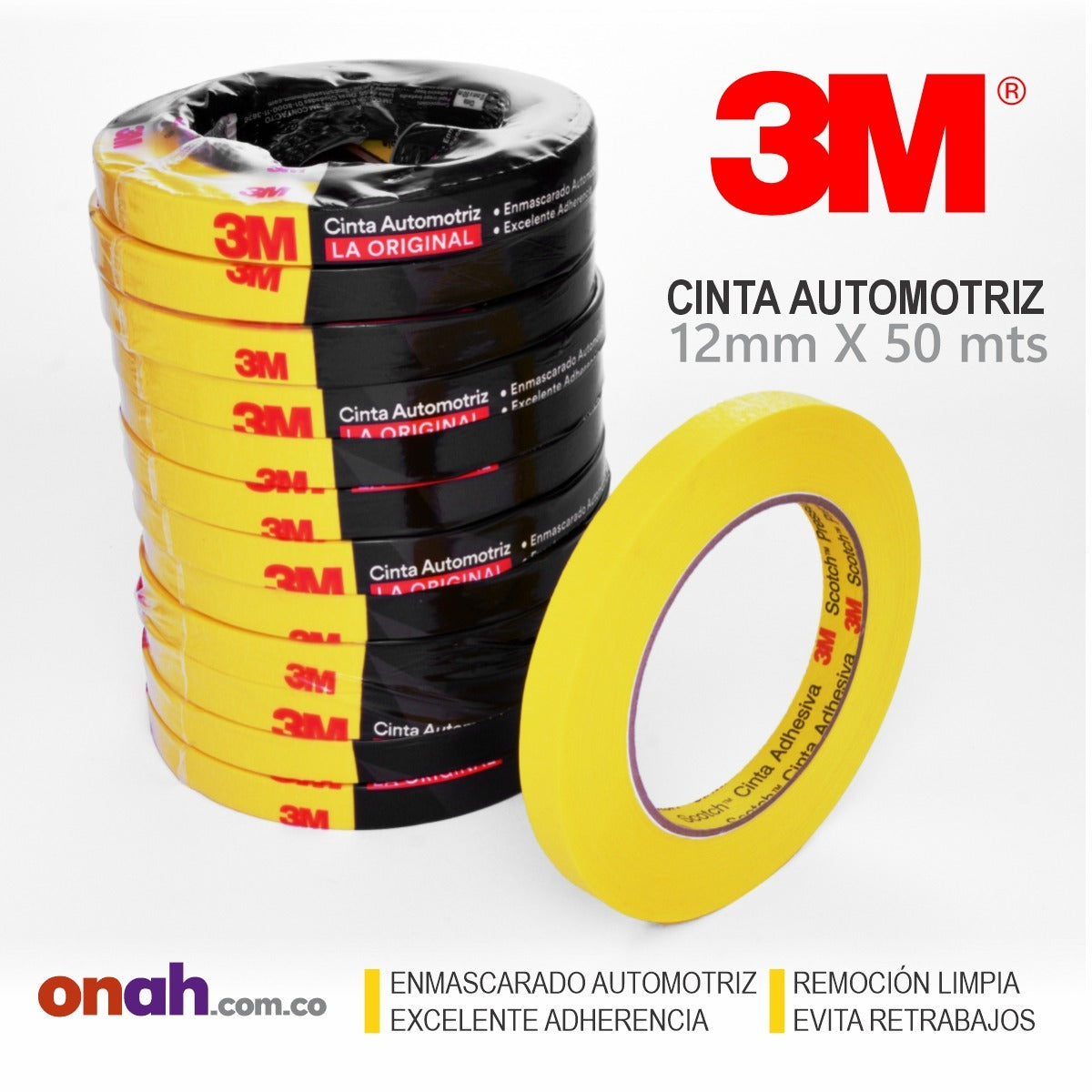 ENMASCARAR PRACTICA 4349 12MM X 50 M