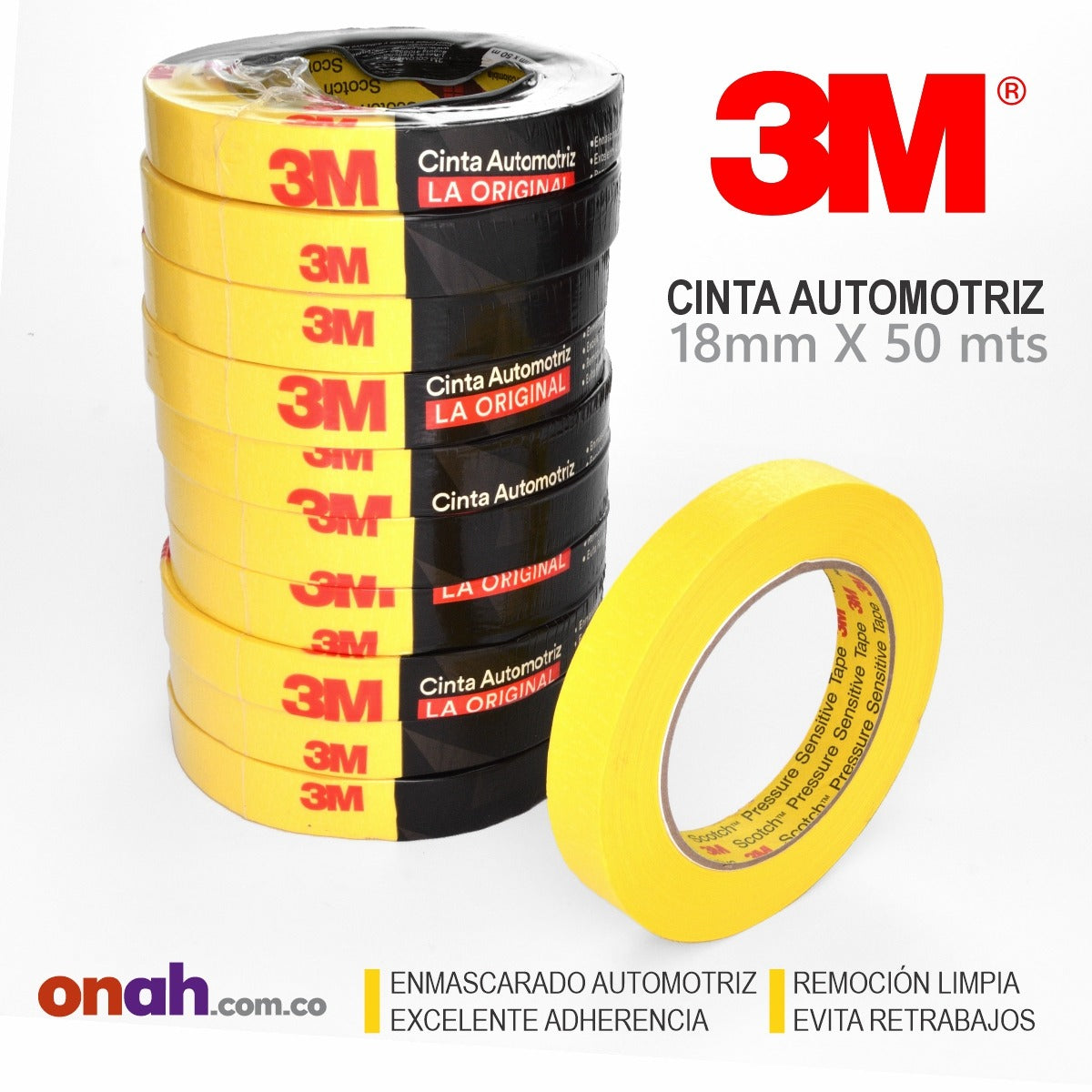 ENMASCARAR AUTOMOTRIZ  18mmx50M